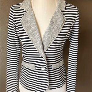 Yest* Striped Blazer